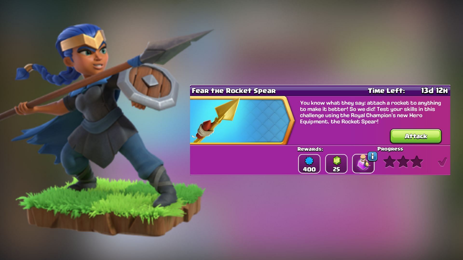 Clash of Clans: Fear the Rocket Spear Challenge in Clash of Clans ...