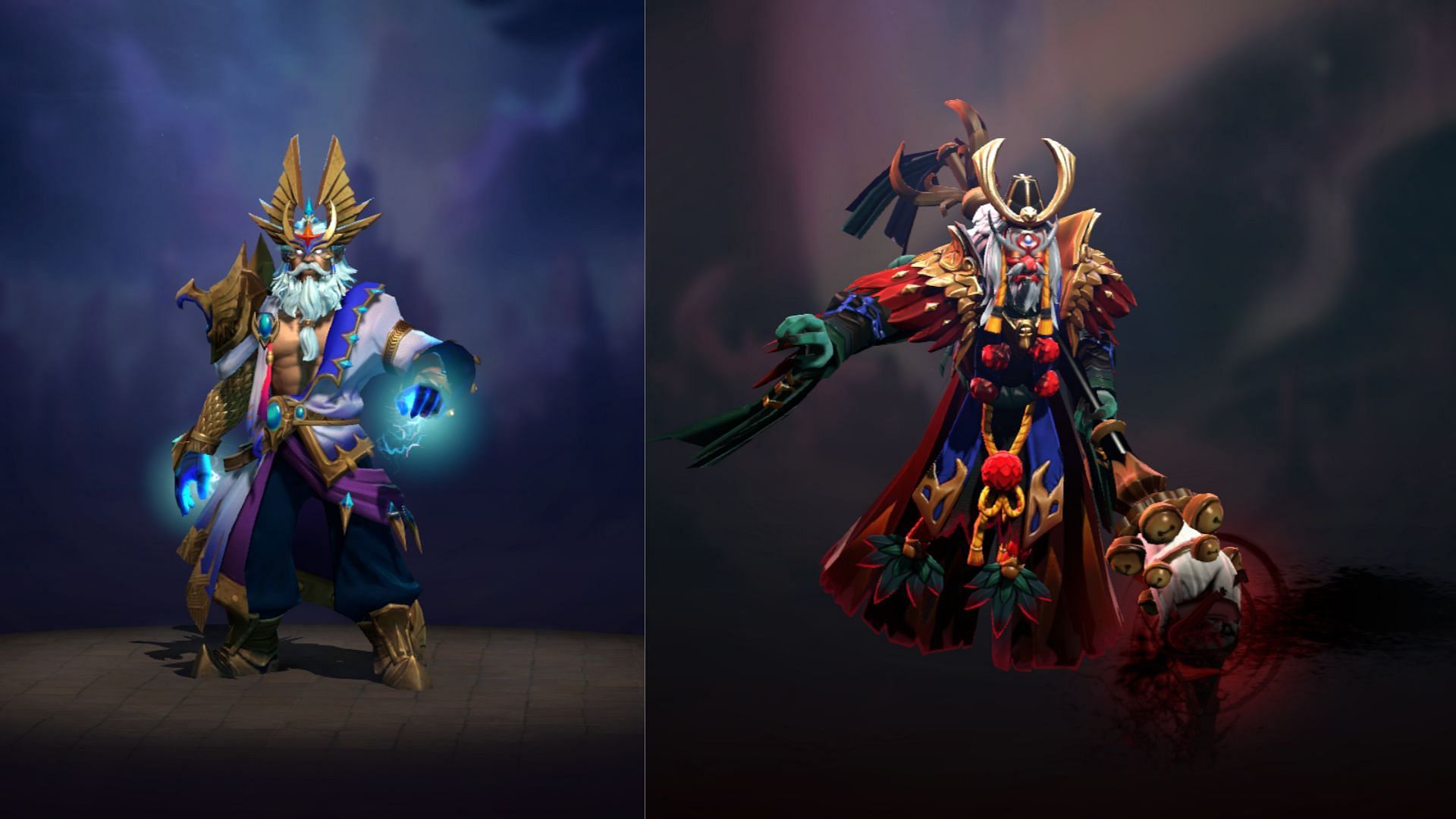 Zeus and Grimstroke in Dota 2 (Image via Valve)