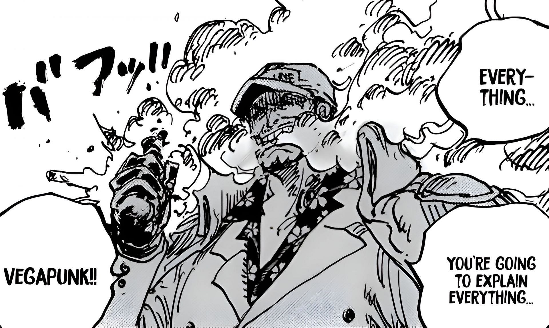 Akainu as seen in the manga (Image via Shueisha)