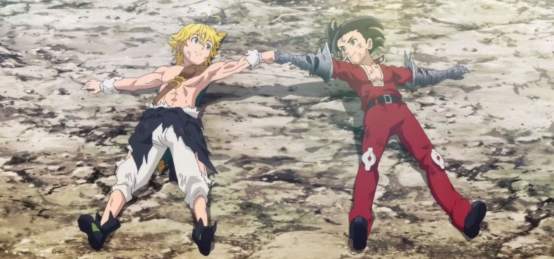 Meliodas and Zeldris (image via A-1 Pictures)