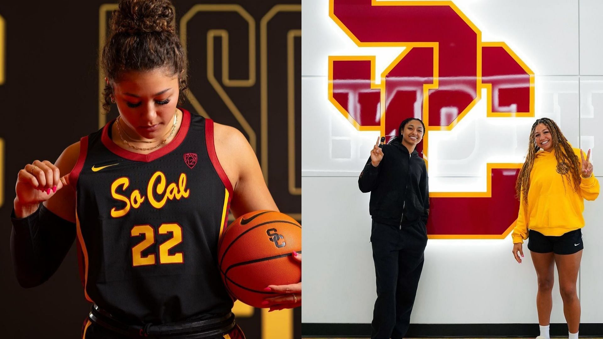 USC stars Juju Watkins and Talia Von Oelhoffen