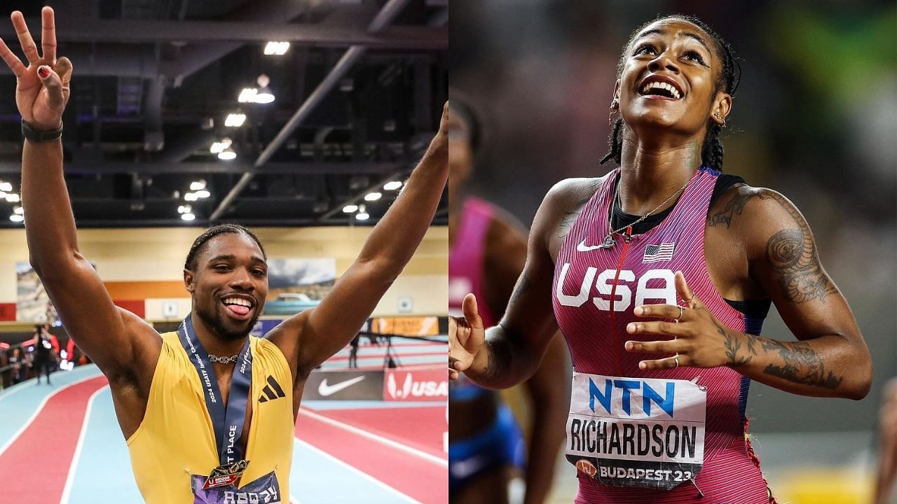 Noah Lyles and Sha