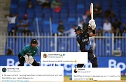 "A 39-year-old still carrying Namibian cricket with both bat and ball" - Fans hail David Wiese's all-round heroics in 2024 T20 World Cup clash vs Oman