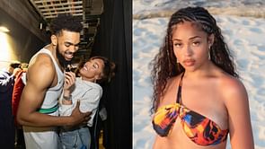 In Photos: Karl-Anthony Towns' girlfriend Jordyn Woods shares series of pictures in swimsuit