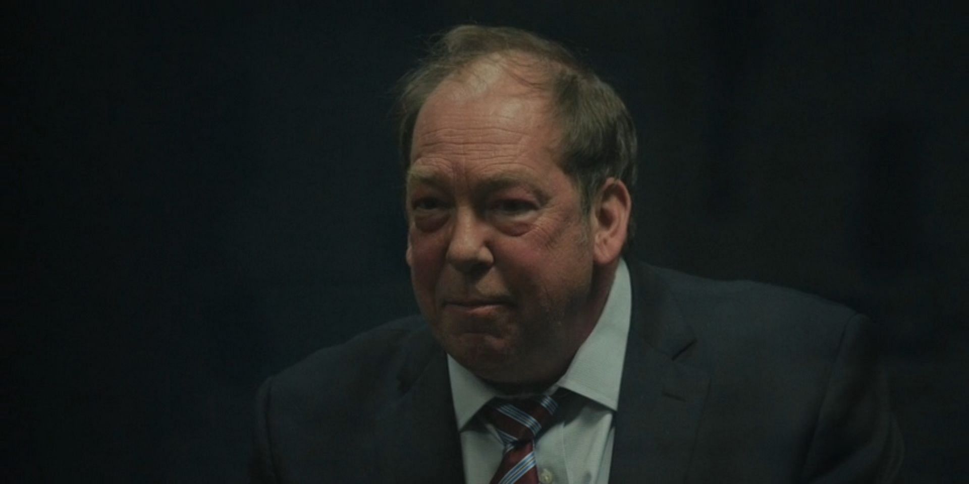 Bill Camp as Raymond Horgan in a still from Presumed Innocent (Image via Apple TV+ / E4 38:38)