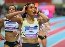 "I don't deserve this win any more than anybody else did"- Nia Akins reacts after winning women's 800m at U.S. Track and Field Olympic Trials
