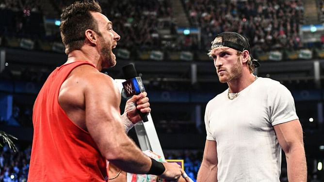 WWE Superstar LA Knight takes major dig at Logan Paul