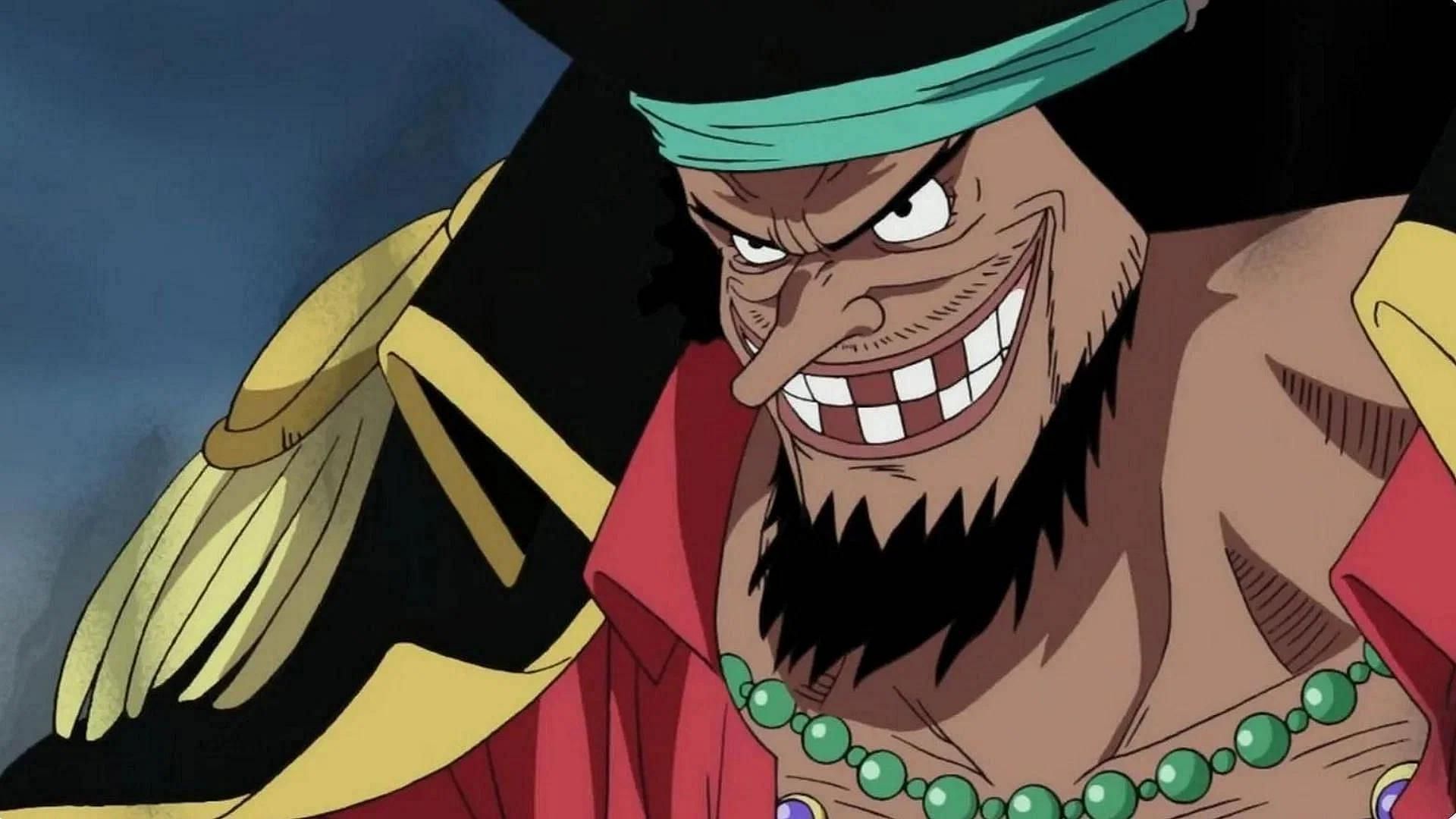 Blackbeard as shown in the anime series (Image via Toei Animation)