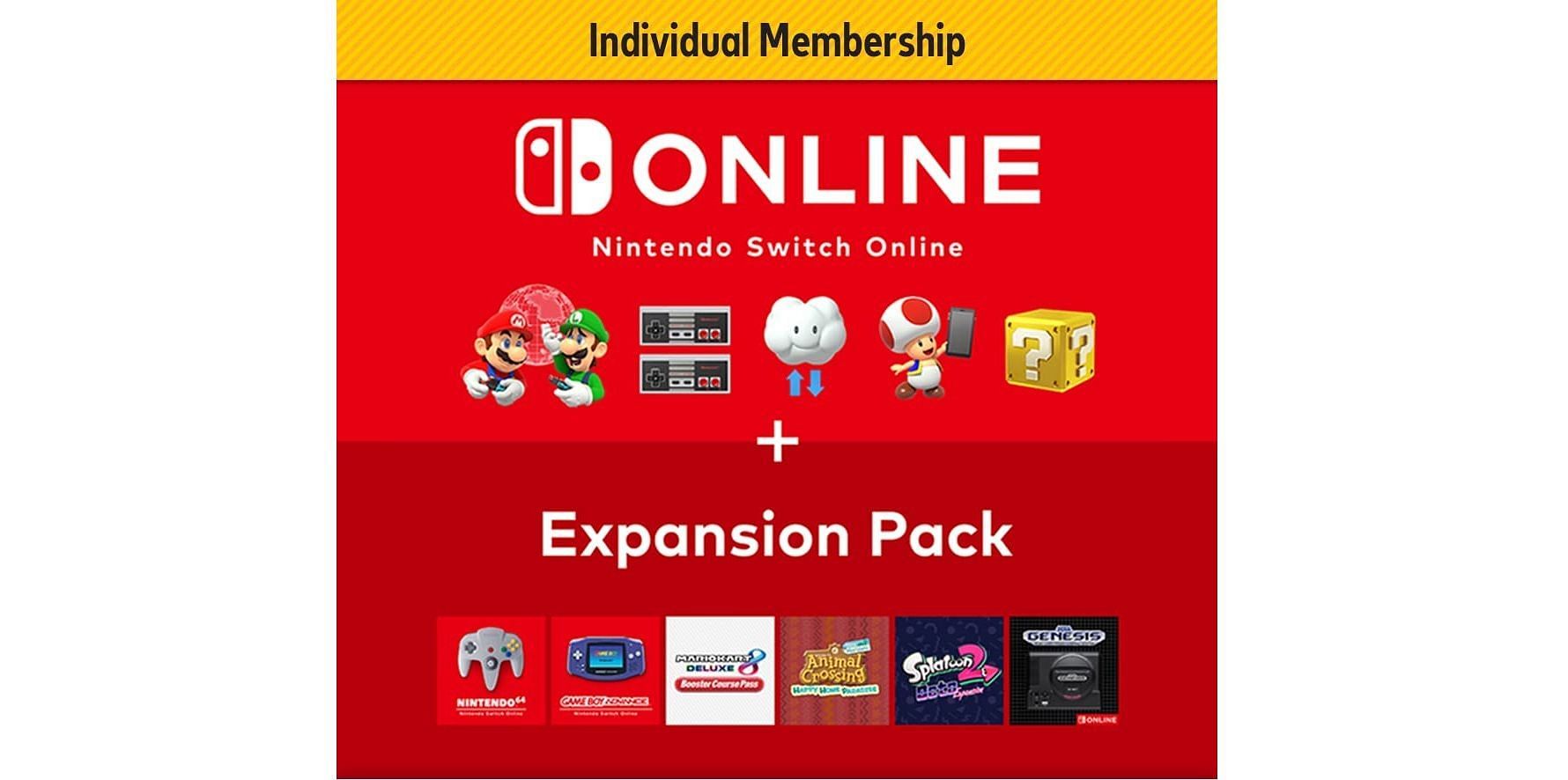 Nintendo Switch Online Membership (Image via Nintendo)