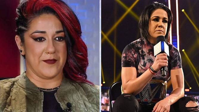 Bayley shows signs of concern after receiving threatening message from 209-pound challenger