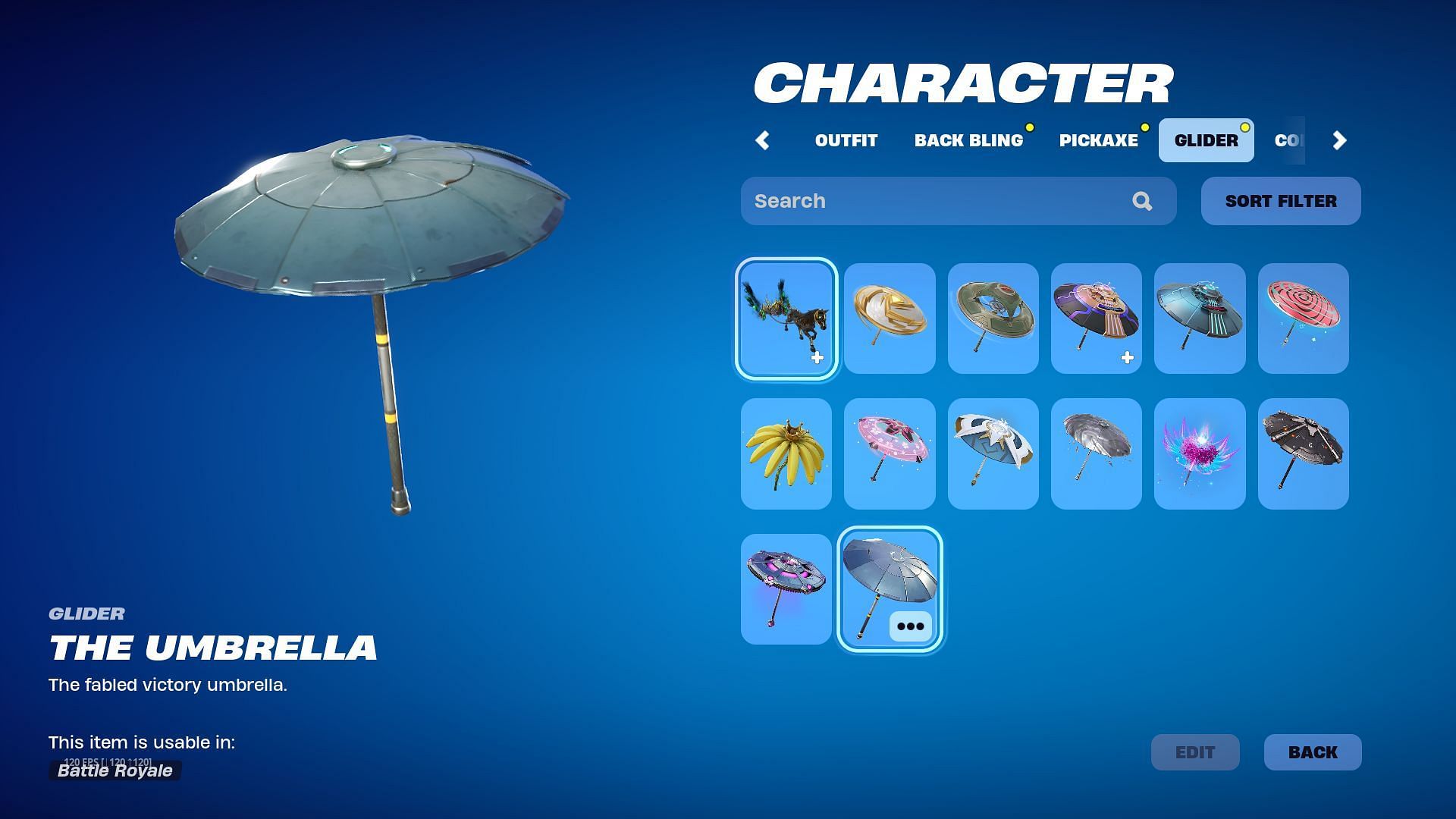 The Umbrella is the first Umbrella gifted to players (Image via Epic Games)