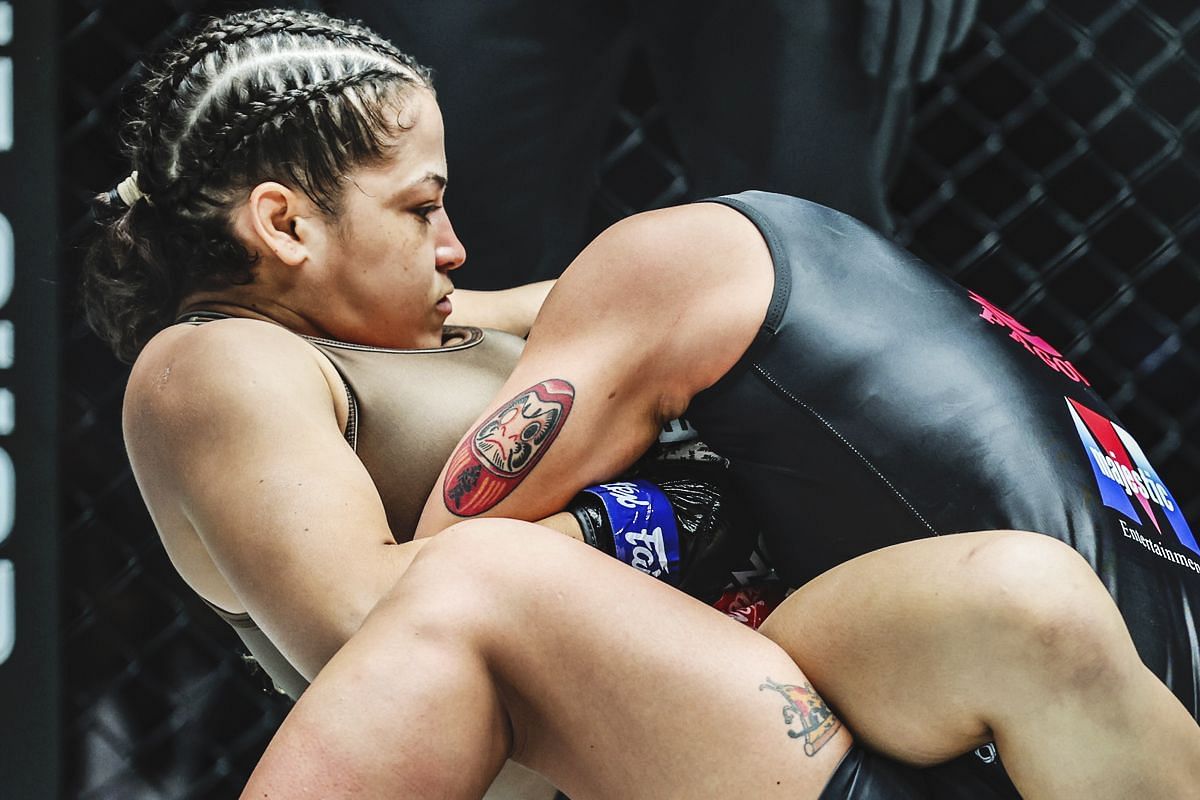 Victoria Souza claimed the biggest win of her ONE Championship career at ONE 167. [Photo via: ONE Championship]