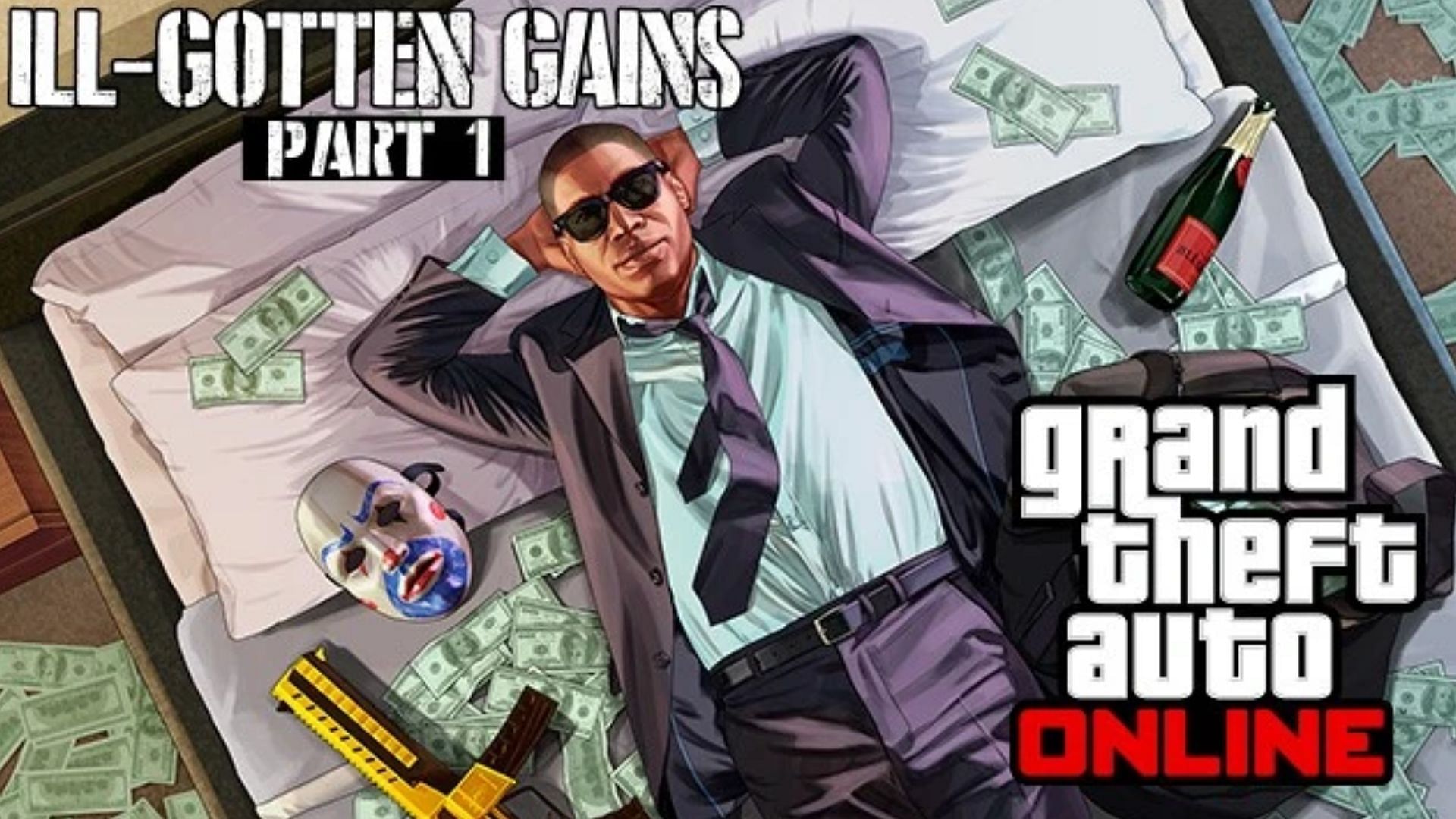 The official poster of the Ill-Gotten Gains - Part 1 DLC (Image via Rockstar Games)
