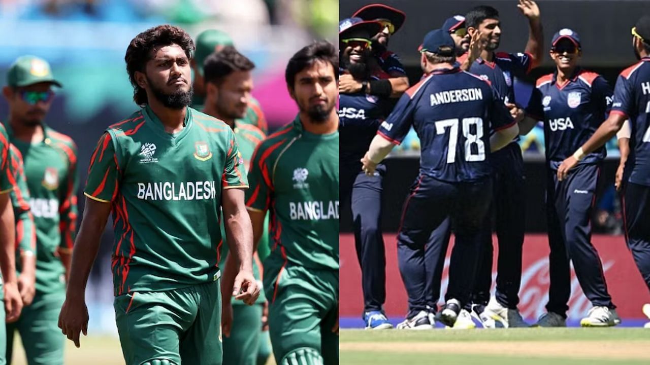 बांग्लादेश और यूएसए सेमीफाइनल की रेस से बाहर हैं (Photo Courtesy: AFP, ICC)