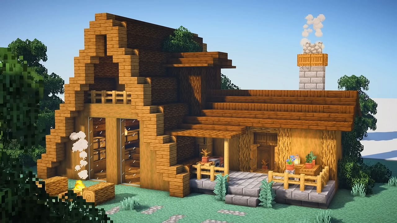 Small Cabin (Image via YouTube/Capy Builds)