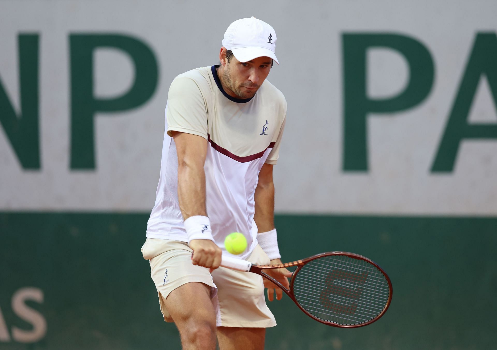 Dusan Lajovic at the 2024 French Open.