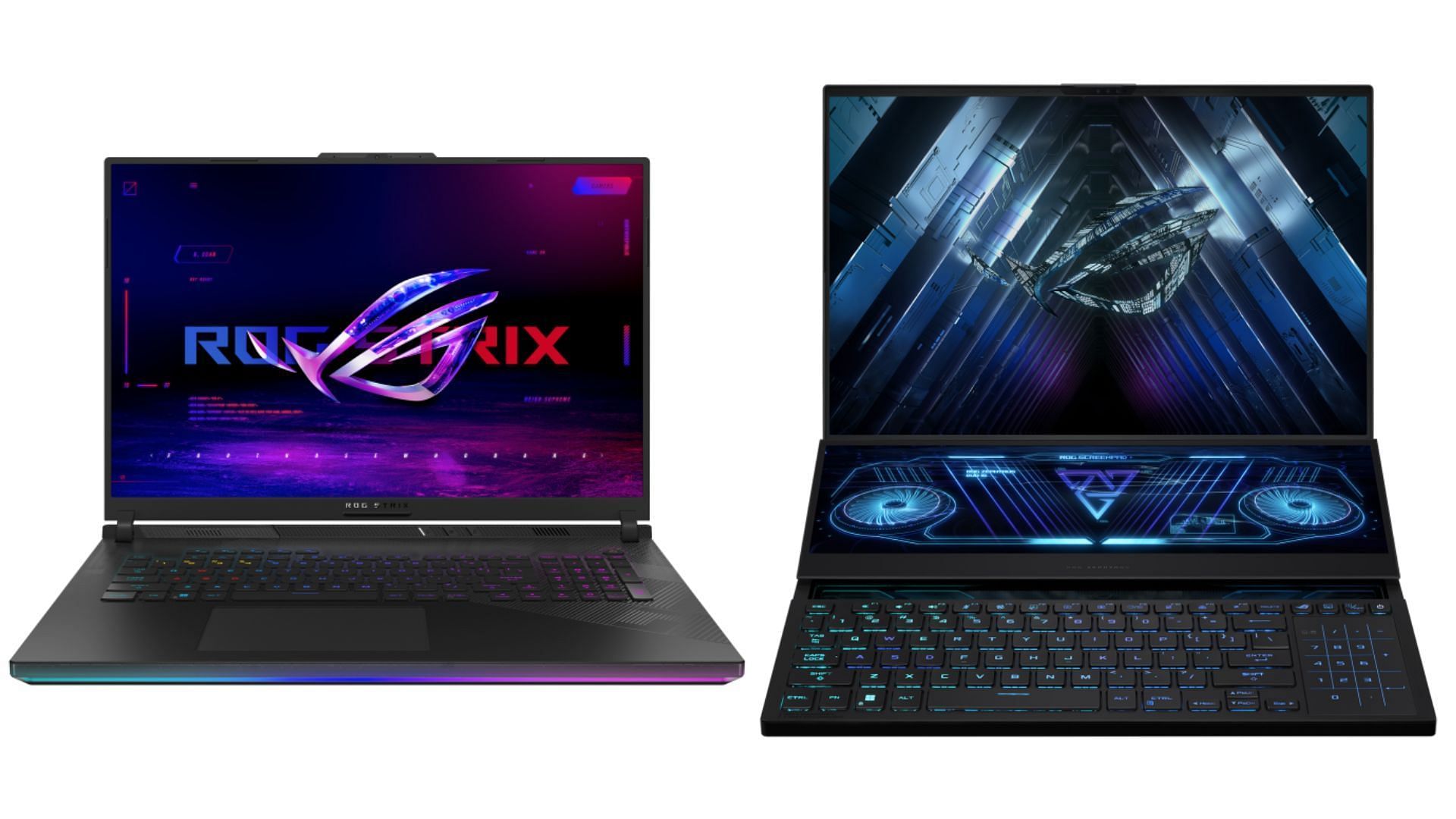 Both the ROG Strix and Zephyrus have great displays (Image via Asus)