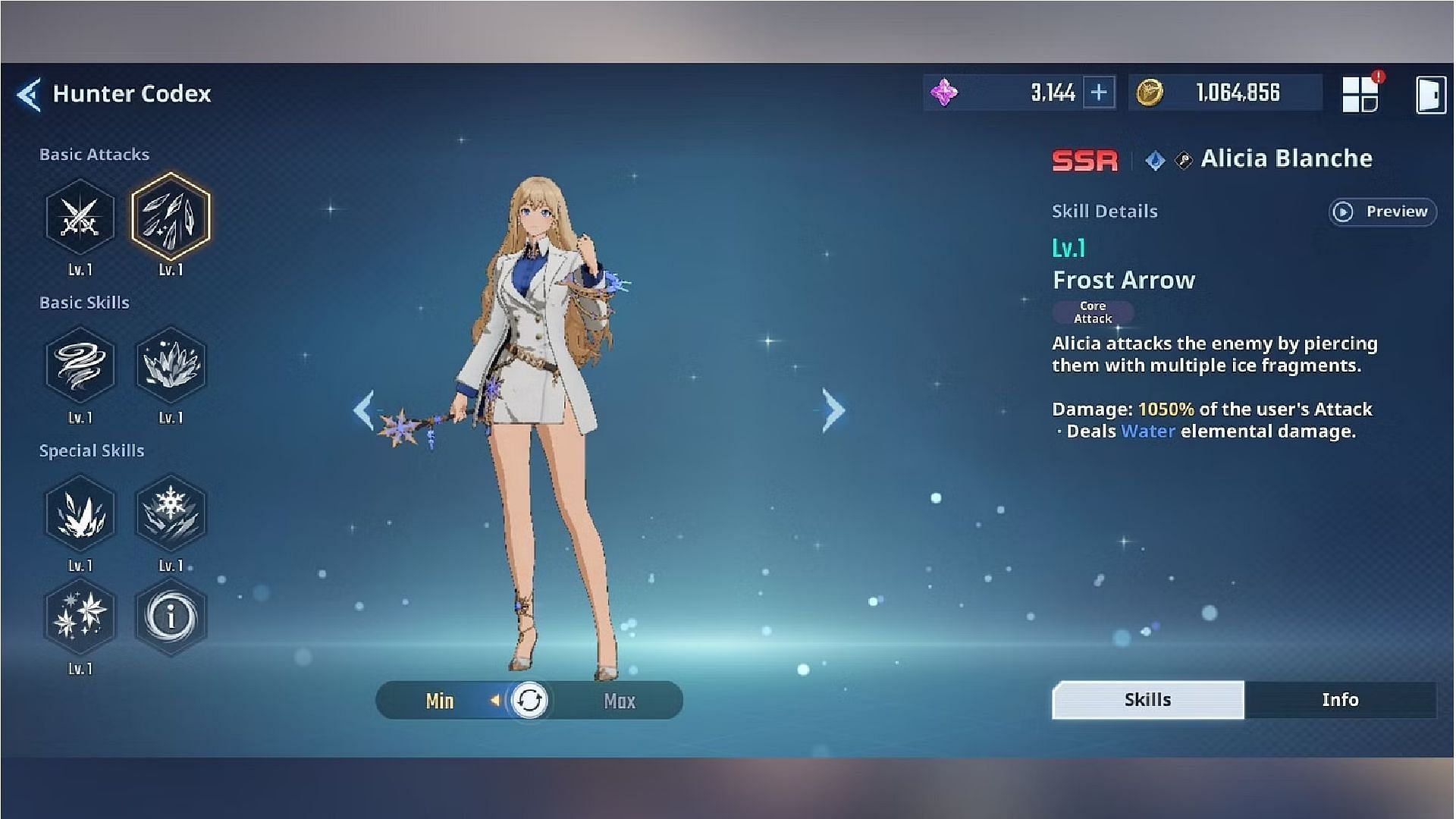 Alicia Blanche arrived just recently in the game (Image via Netmarble)