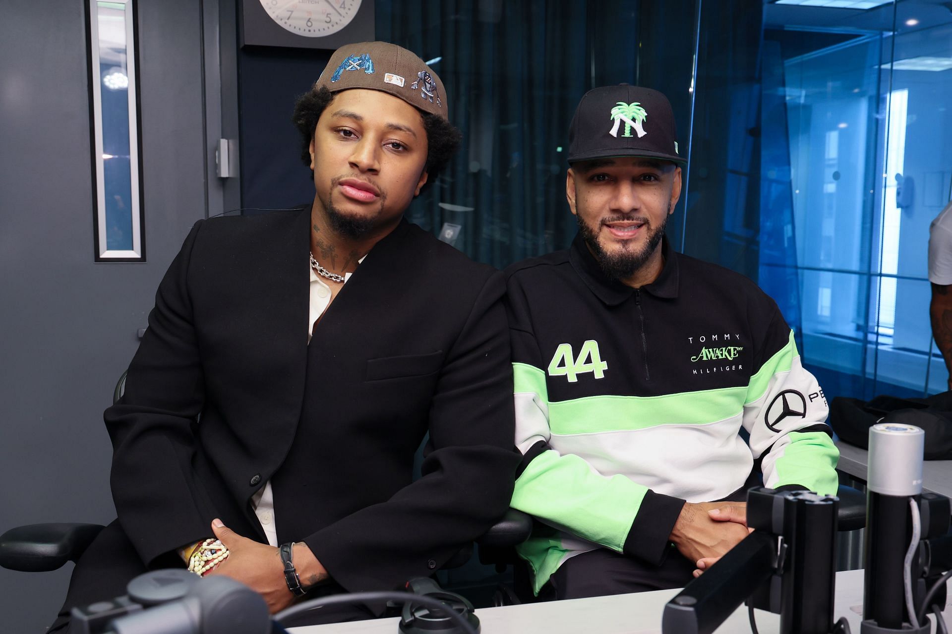 Swizz Beatz and Nasir Visit SiriusXM - August 23, 2023