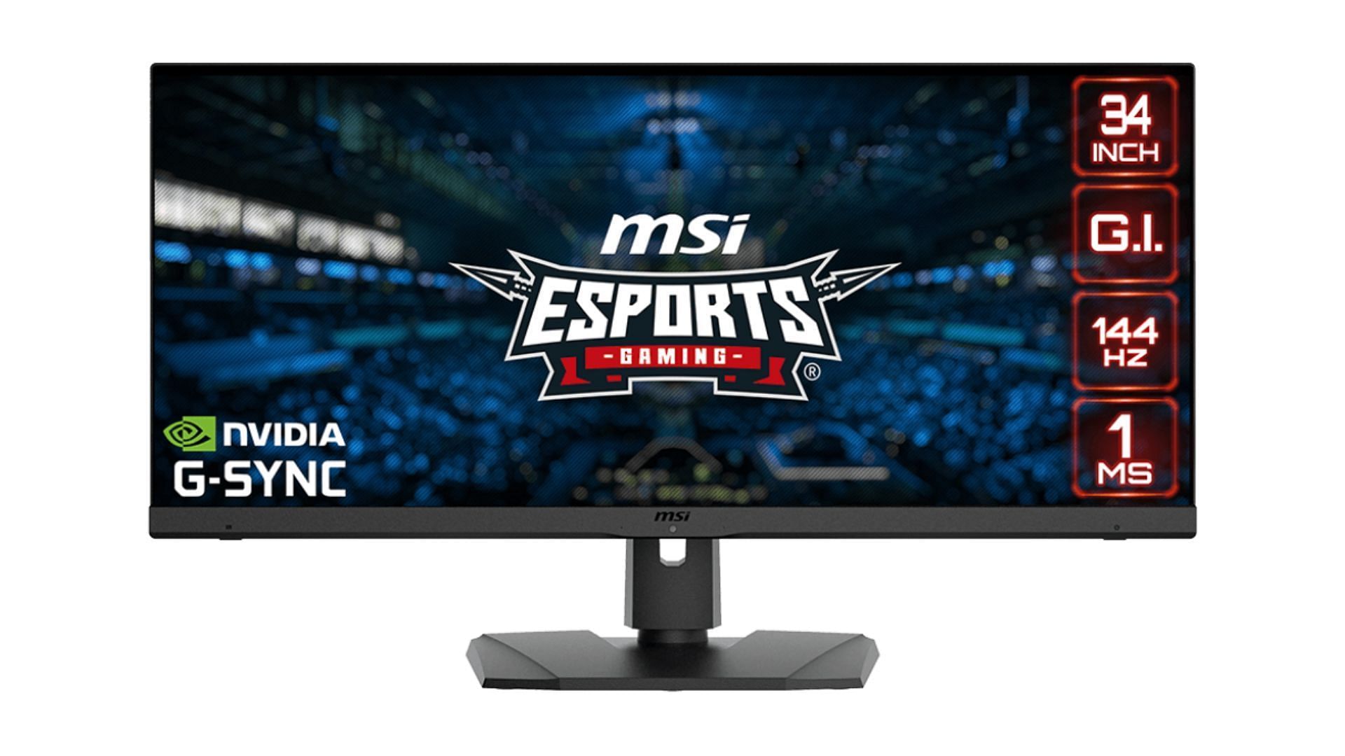 MSI Optix 34&quot; UWQHD - best 144Hz gaming monitor (Image via MSI)