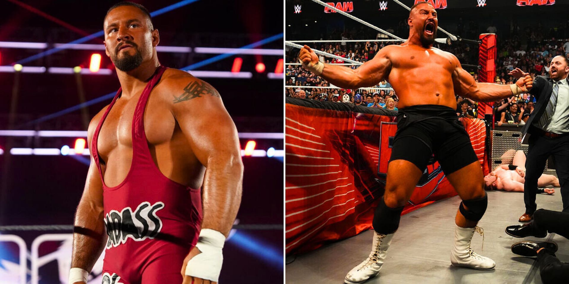 Bron Breakker went beast mode on WWE RAW (Images via WWE.com)