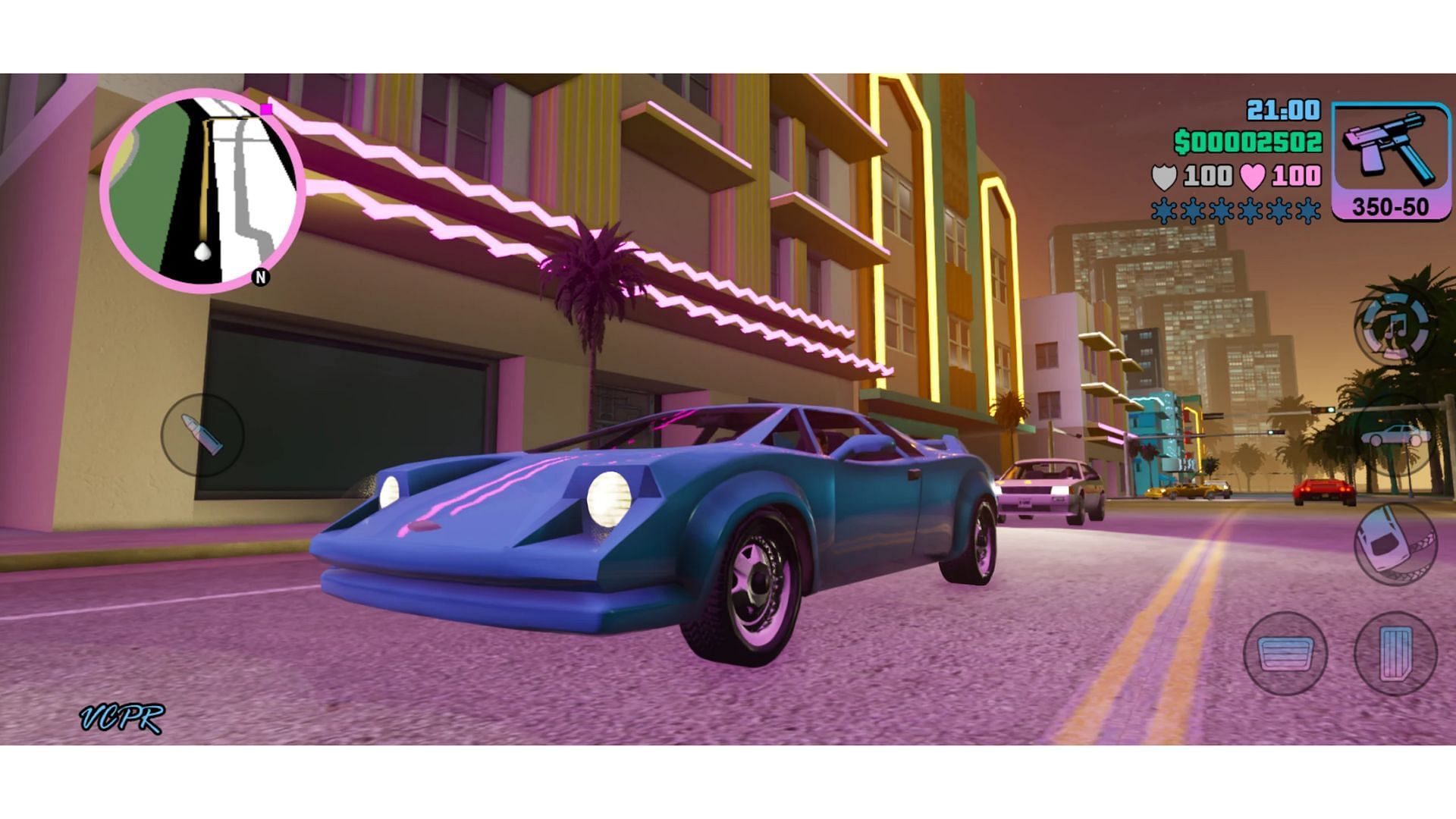 A screenshot from GTA Vice City Definitive Edition on Netflix (Image via Rockstar Games)