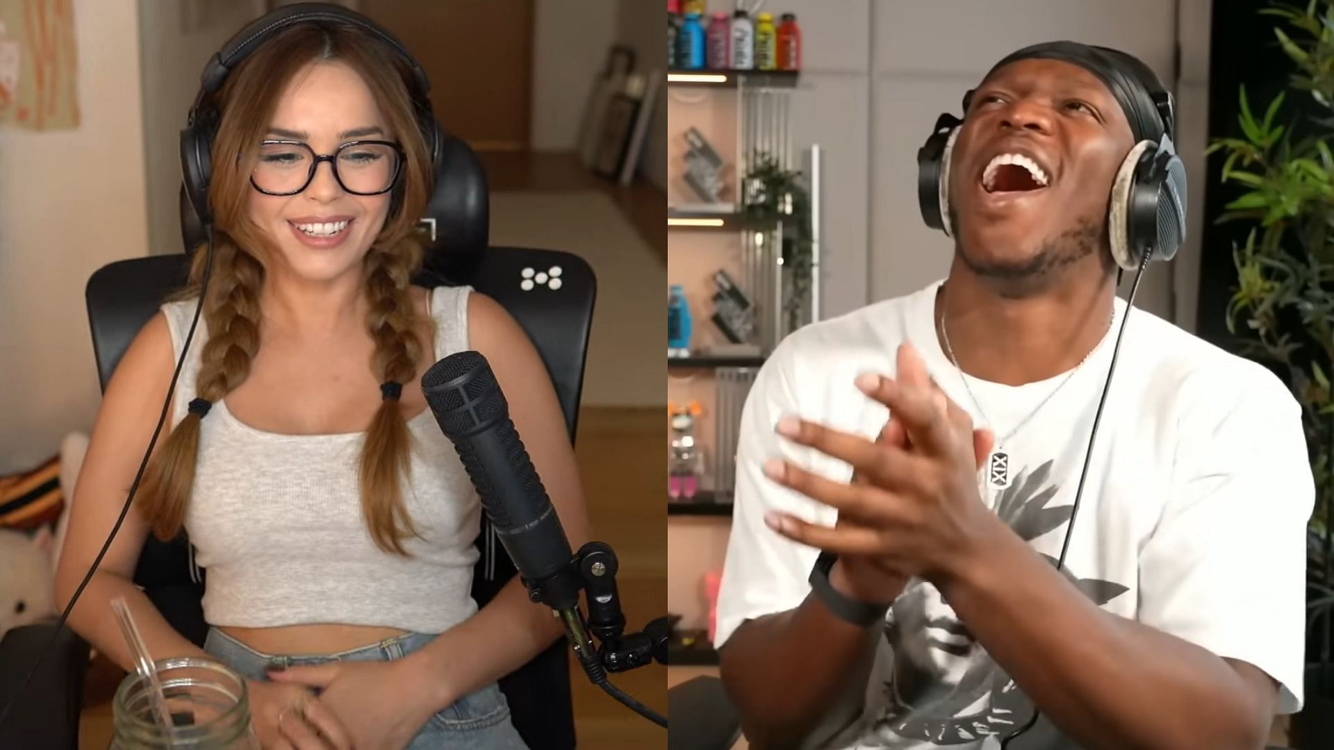 Valkyrae responded to KSI