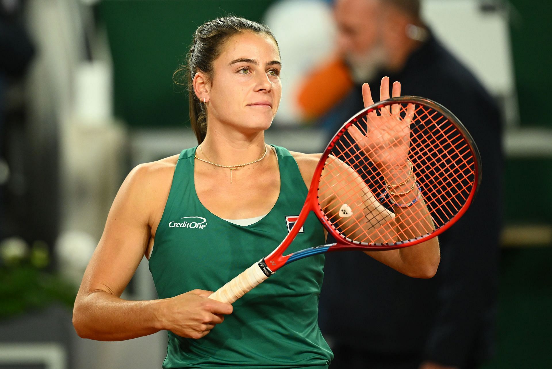 Emma Navarro at the 2024 French Open (Photo: Getty)