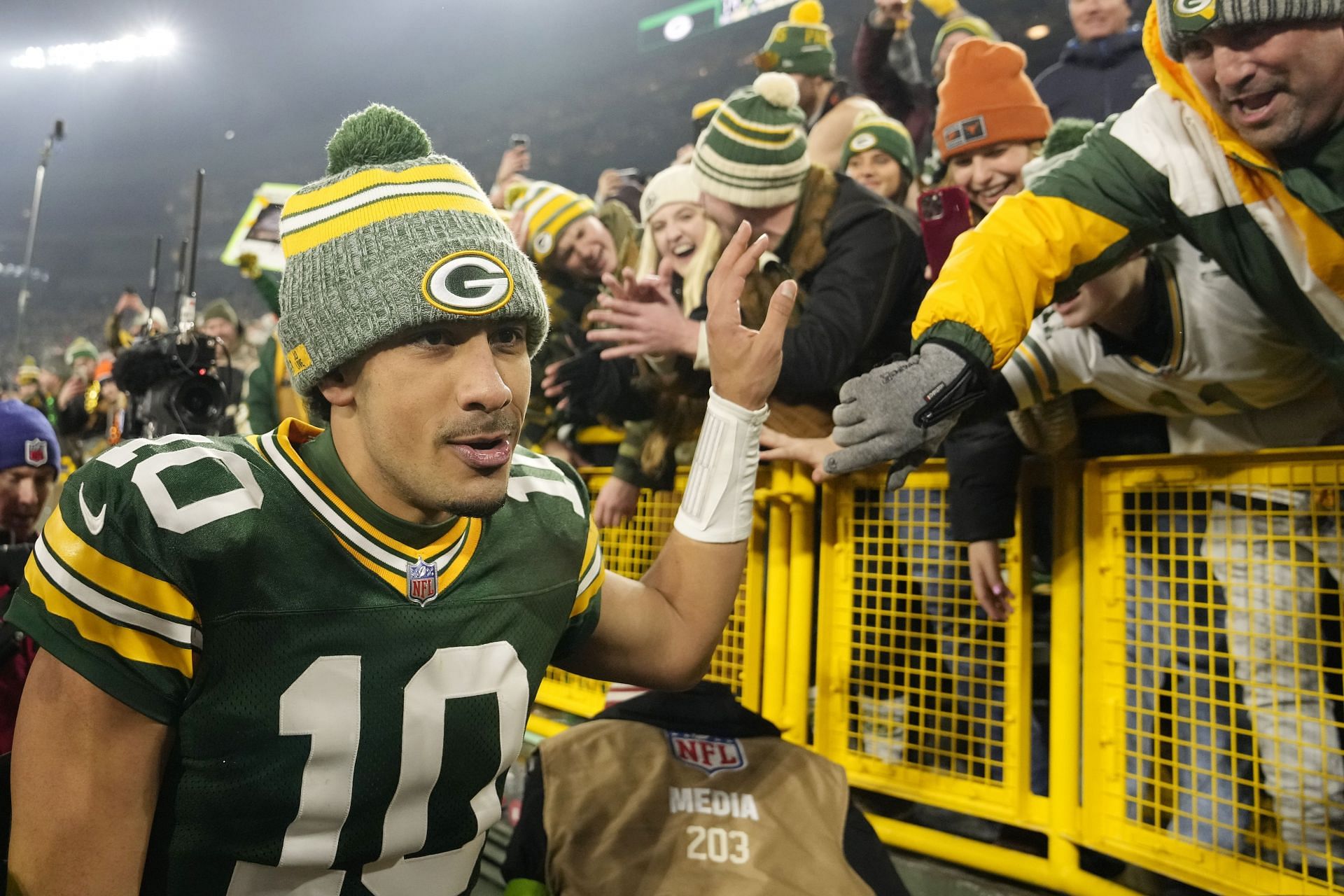 Jordan Love at Chicago Bears vs. the Green Bay Packers