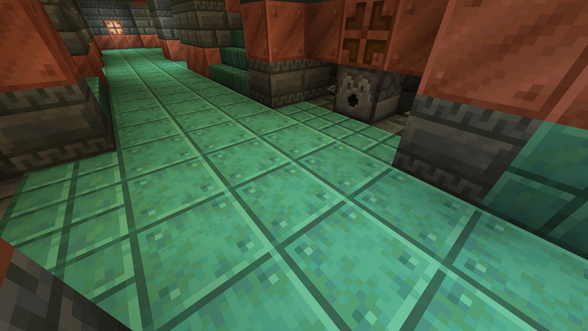 Classic string and dispenser trap in the trial chamber. (Image via Mojang Studios)