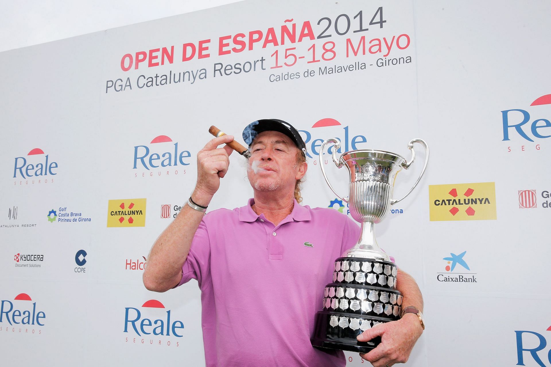 Miguel Angel Jimenez at the 2014 Open de Espa&ntilde;a (Image via Getty)