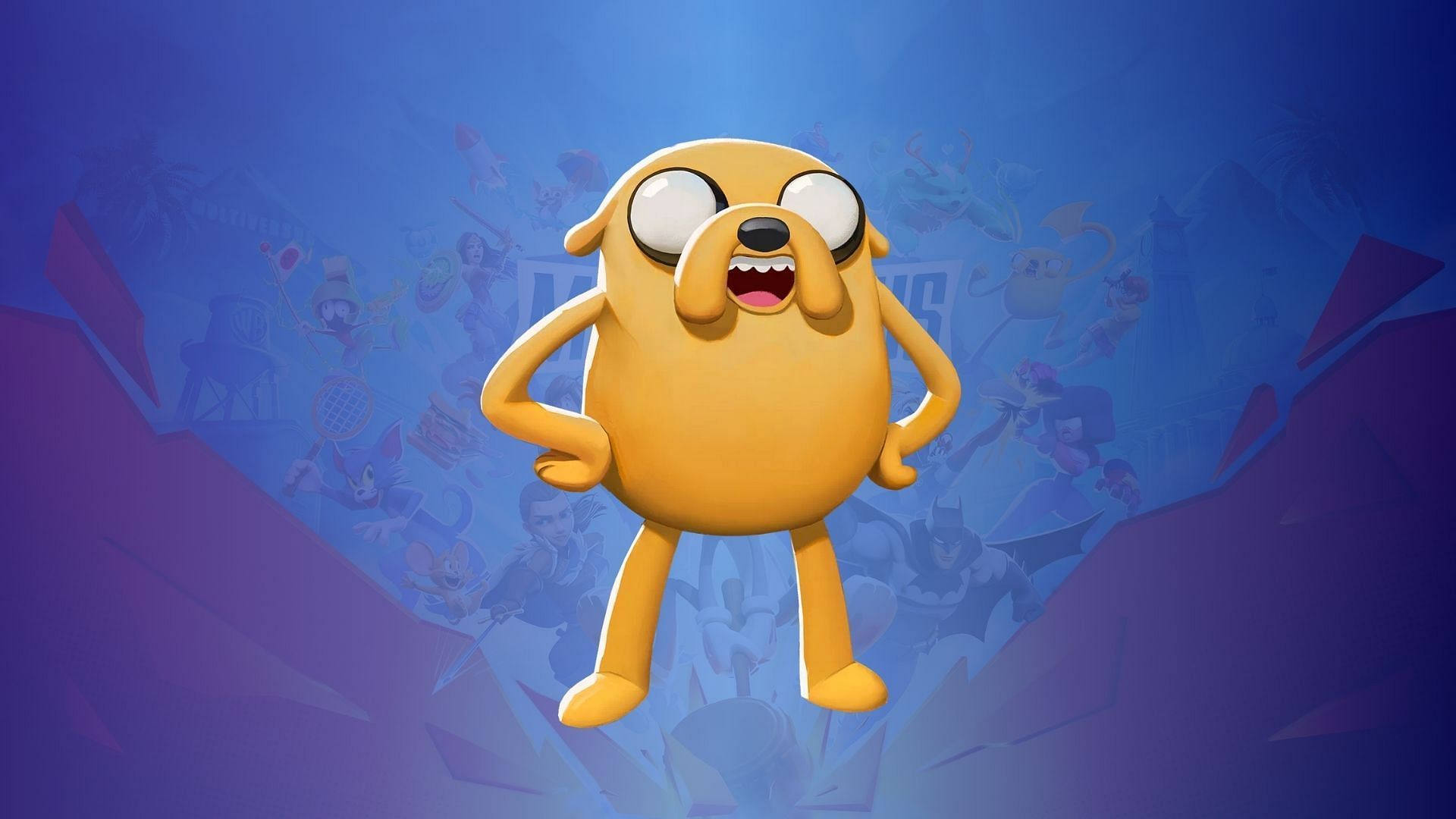 MultiVersus Jake is a Bruiser character with great horizontal and vertical range (Image via Warner Bros. Games)