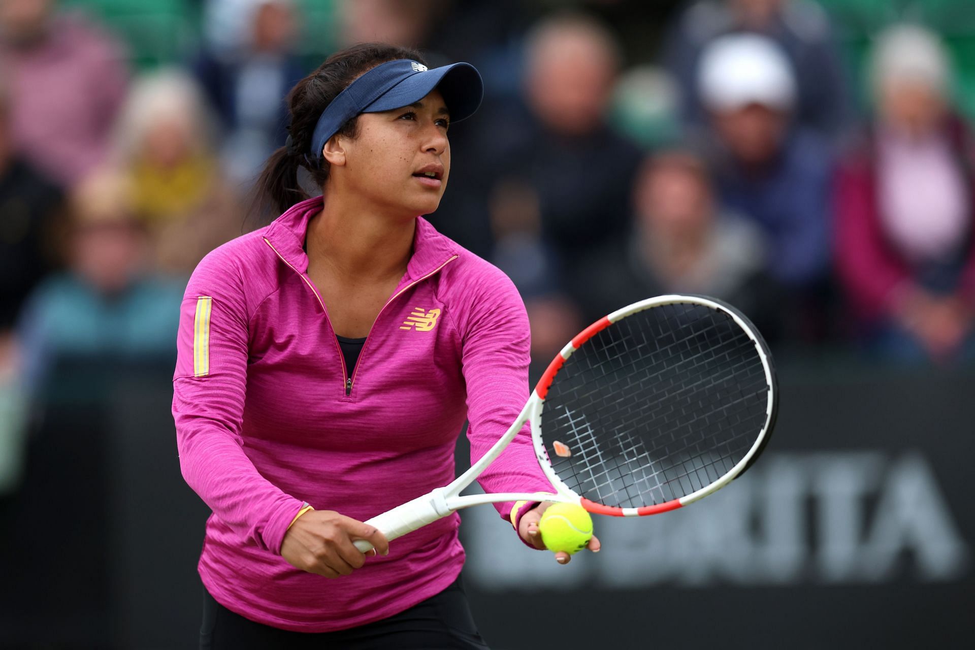 Heather Watson at the 2024 Rothesay Open Nottingham. (Photo: Getty)