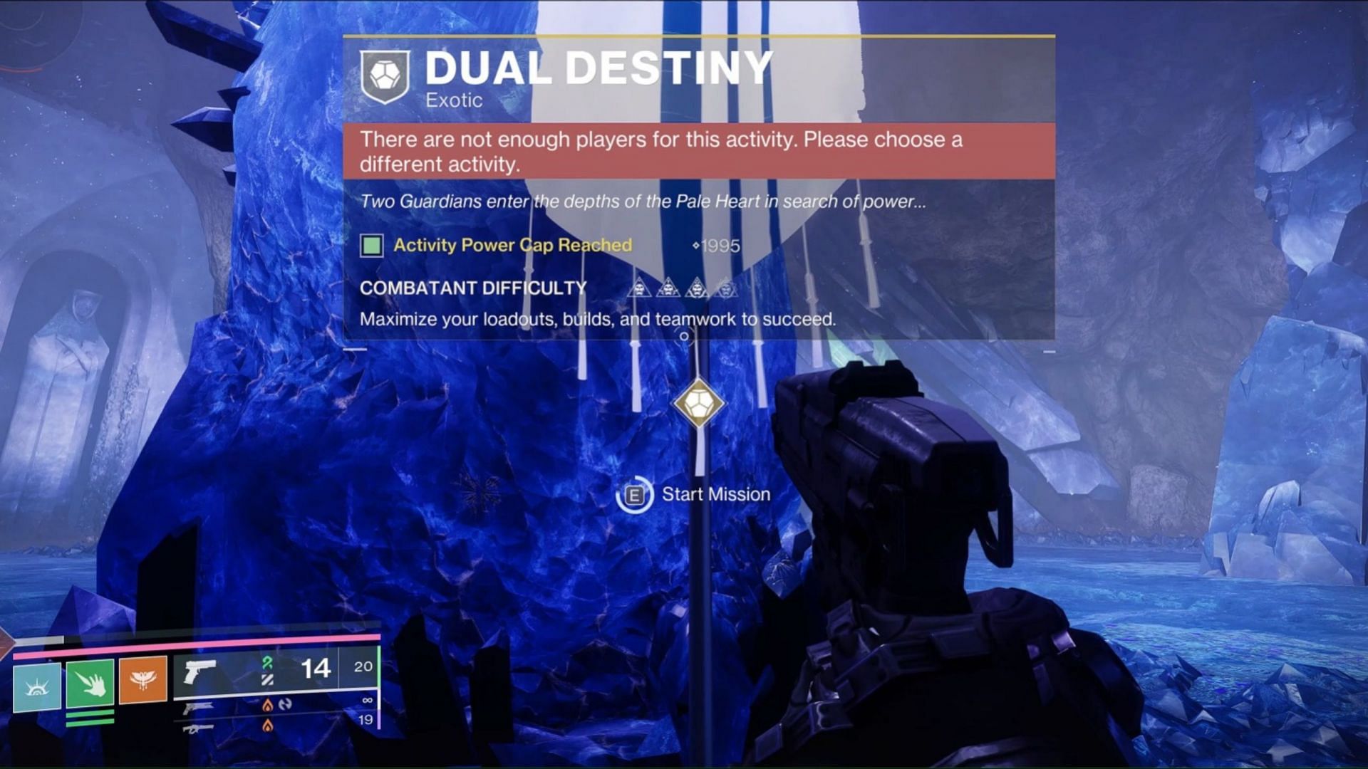 Dual Destiny Exotic mission starting point (Image via Bungie) 