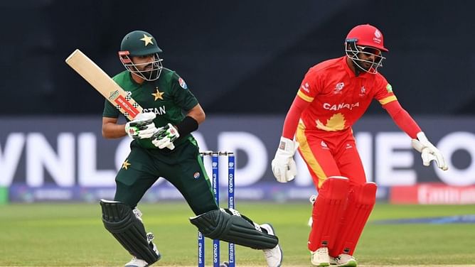 [WATCH] Babar Azam succumbs to a soft dismissal in PAK vs CAN 2024 T20 World Cup clash