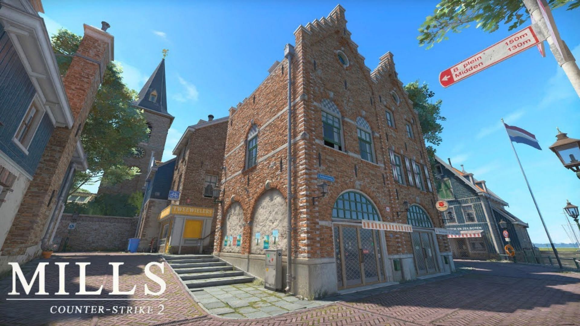 Mills is one of the newest CS2 maps(Image via Steam)