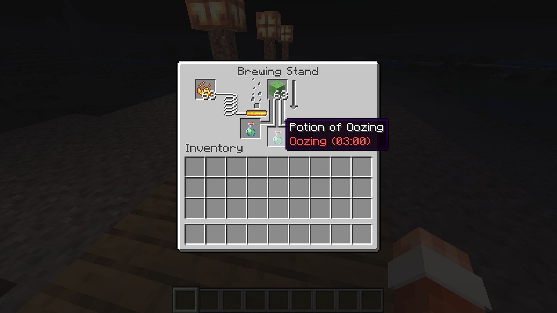 Potions of Oozing can make collecting slime resources easier (Image via Mojang)