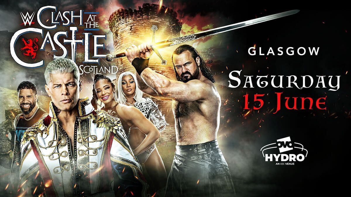 WWE Clash at the Castle: Scotland poster (Photo Courtesy: WWE.com)