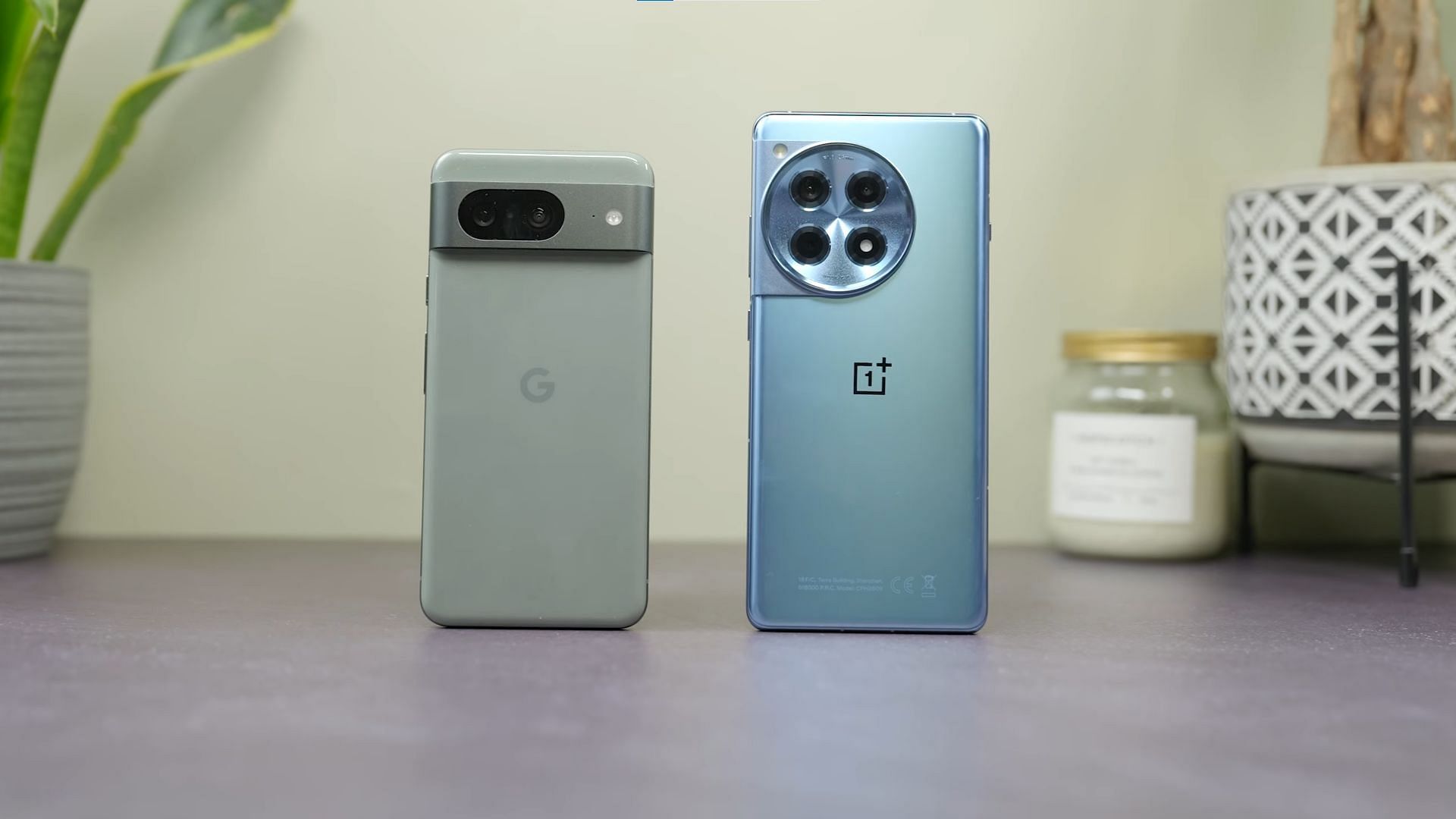 OnePlus 12R vs Pixel 8a (Image via Pocket-lint/YouTube)