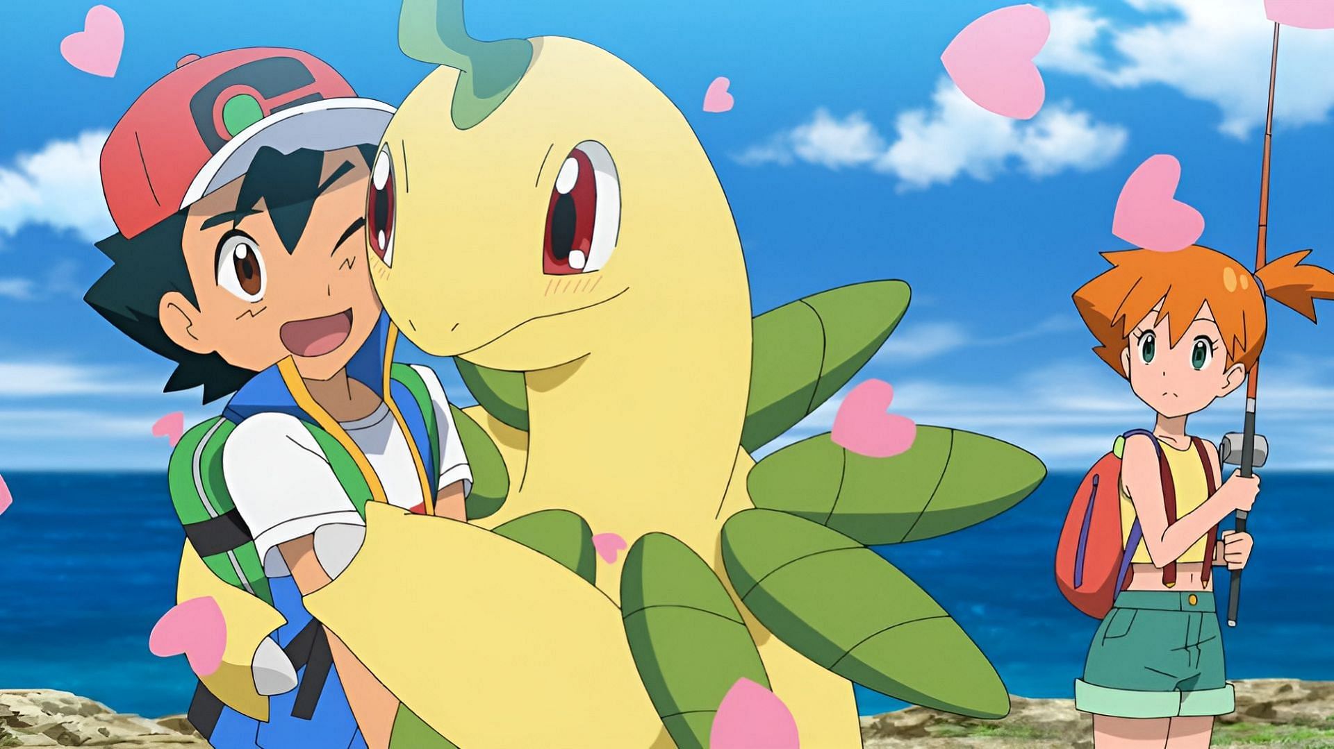 Chikorita/Bayleef may be one of Ash&#039;s most affectionate and loyal companions (Image via The Pokemon Company)