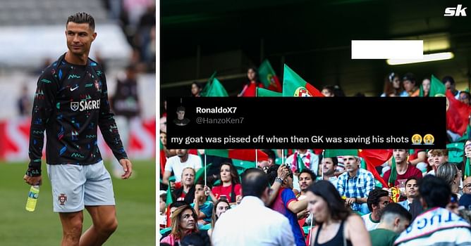 "Reaction d'Or", "Disrespectful to the opponent" - Fans react as Cristiano Ronaldo's reaction to Portugal's winning goal in Euro 2024 clash goes viral