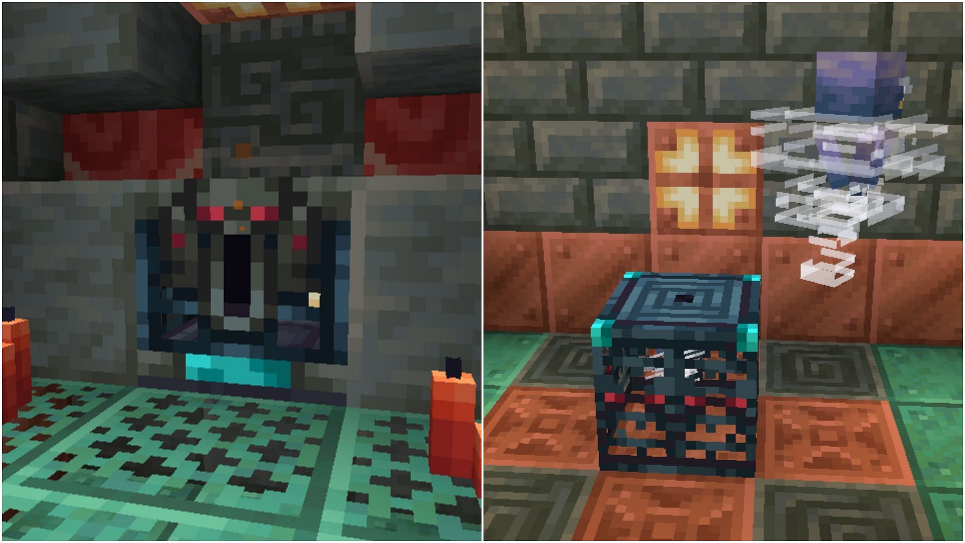 Trial spawners and vaults challenges and rewards according to player count (Image via Mojang Studios)