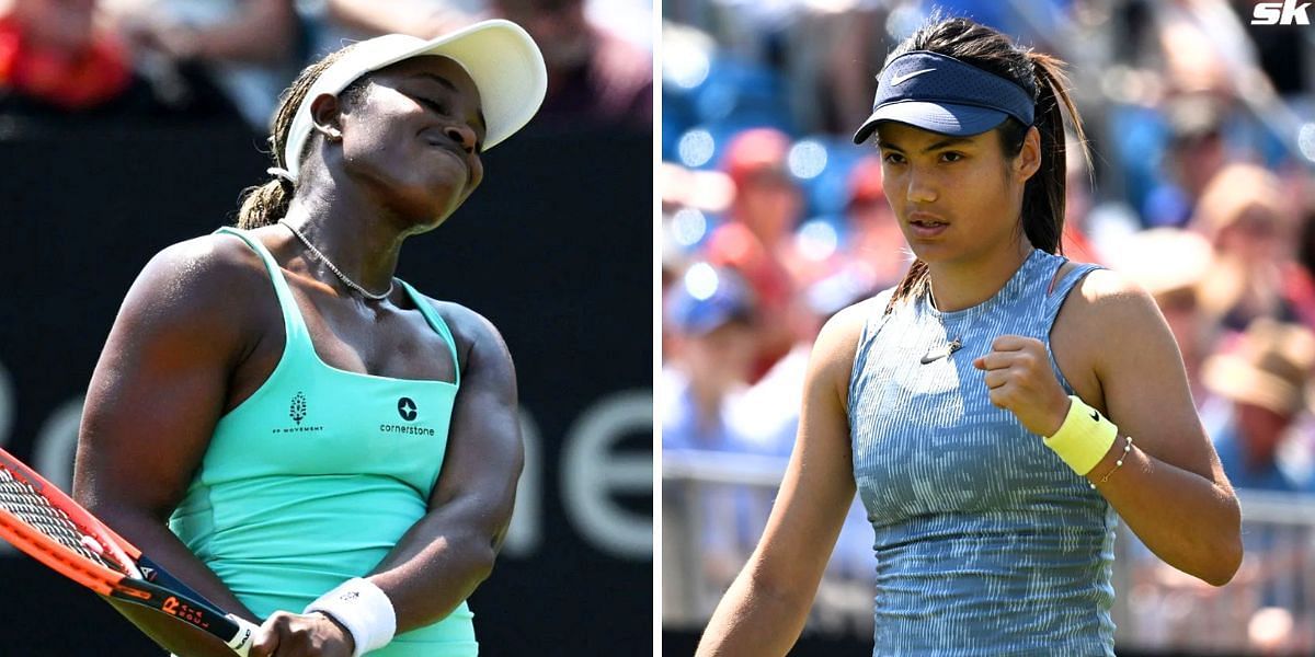 Sloane Stephens (L) and Emma Raducanu (R) (Source: Getty Images)