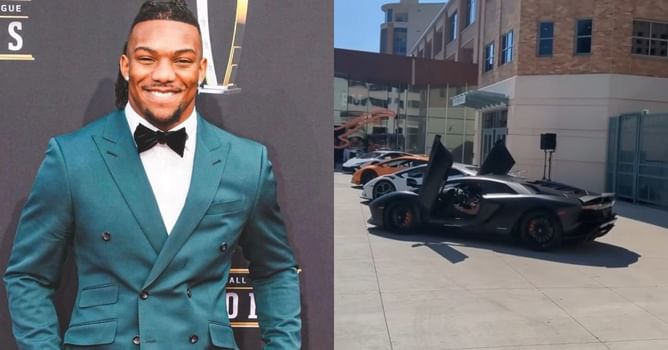 “Nobody like US” - Falcons RB Bijan Robinson has ecstatic reaction as Texas lays out Lamborghinis for recruiting visitors