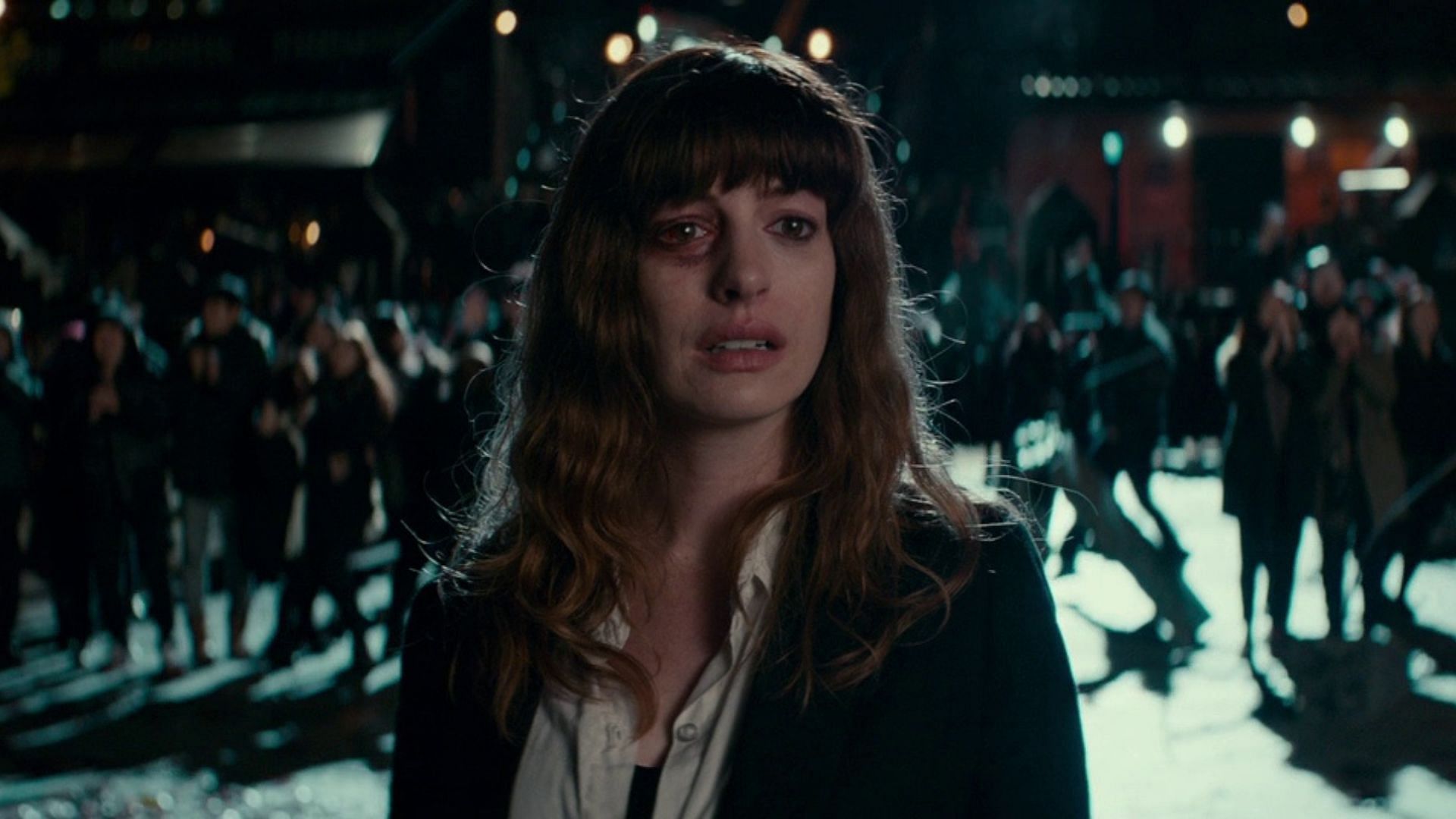 Anne Hathaway in &#039;Colossal&#039; (Image via IMDb)