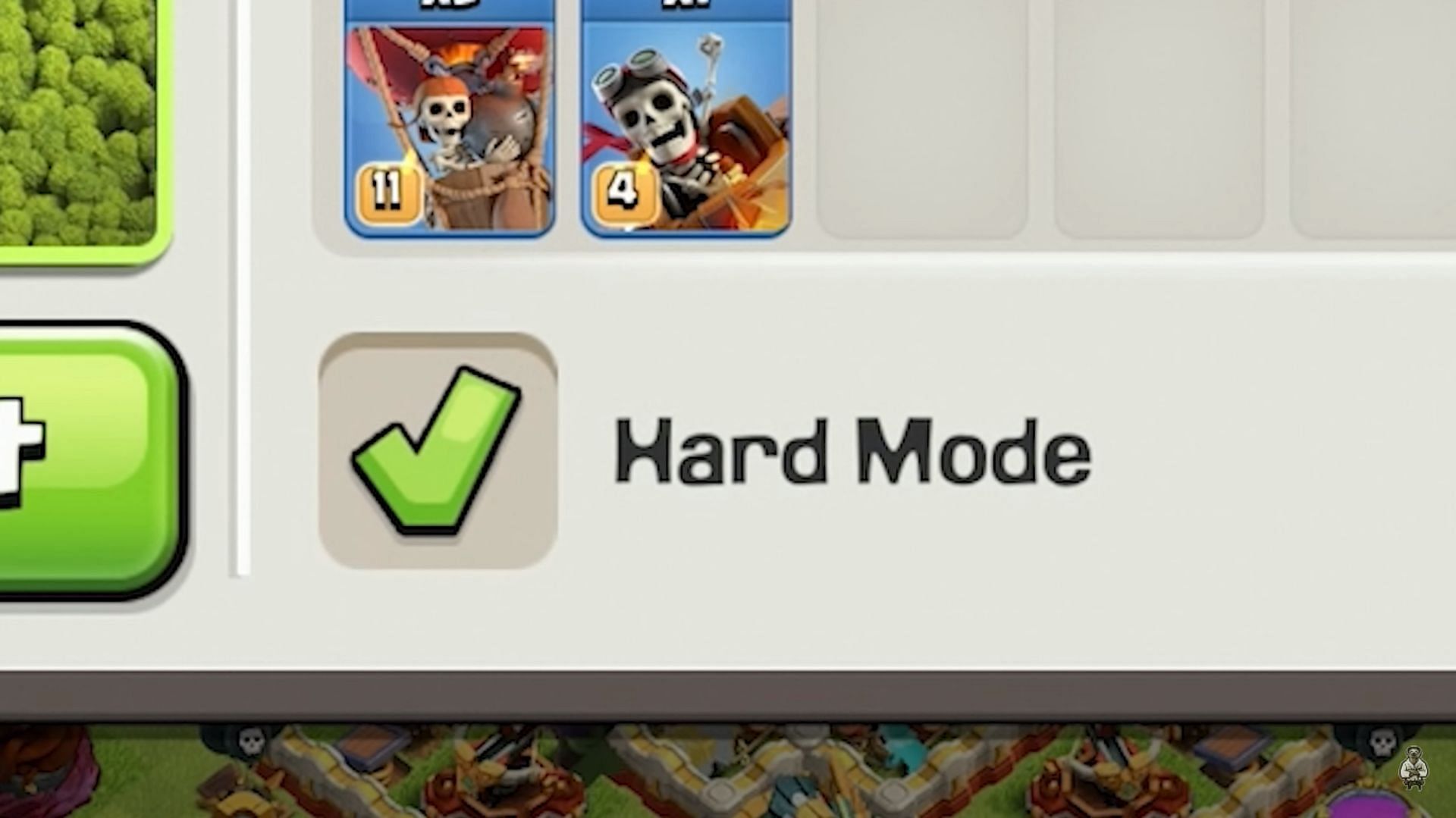 Hard Mode feature (Image via Supercell || Judo Sloth Gaming/YouTube)