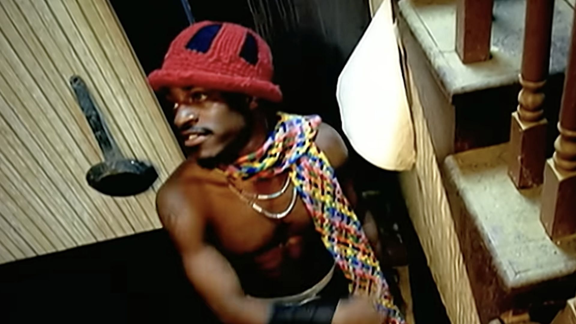 Andre 3000 in the music video for &#039;Ms. Jackson&#039; (Image via YouTube/@OutkastOfficial_)