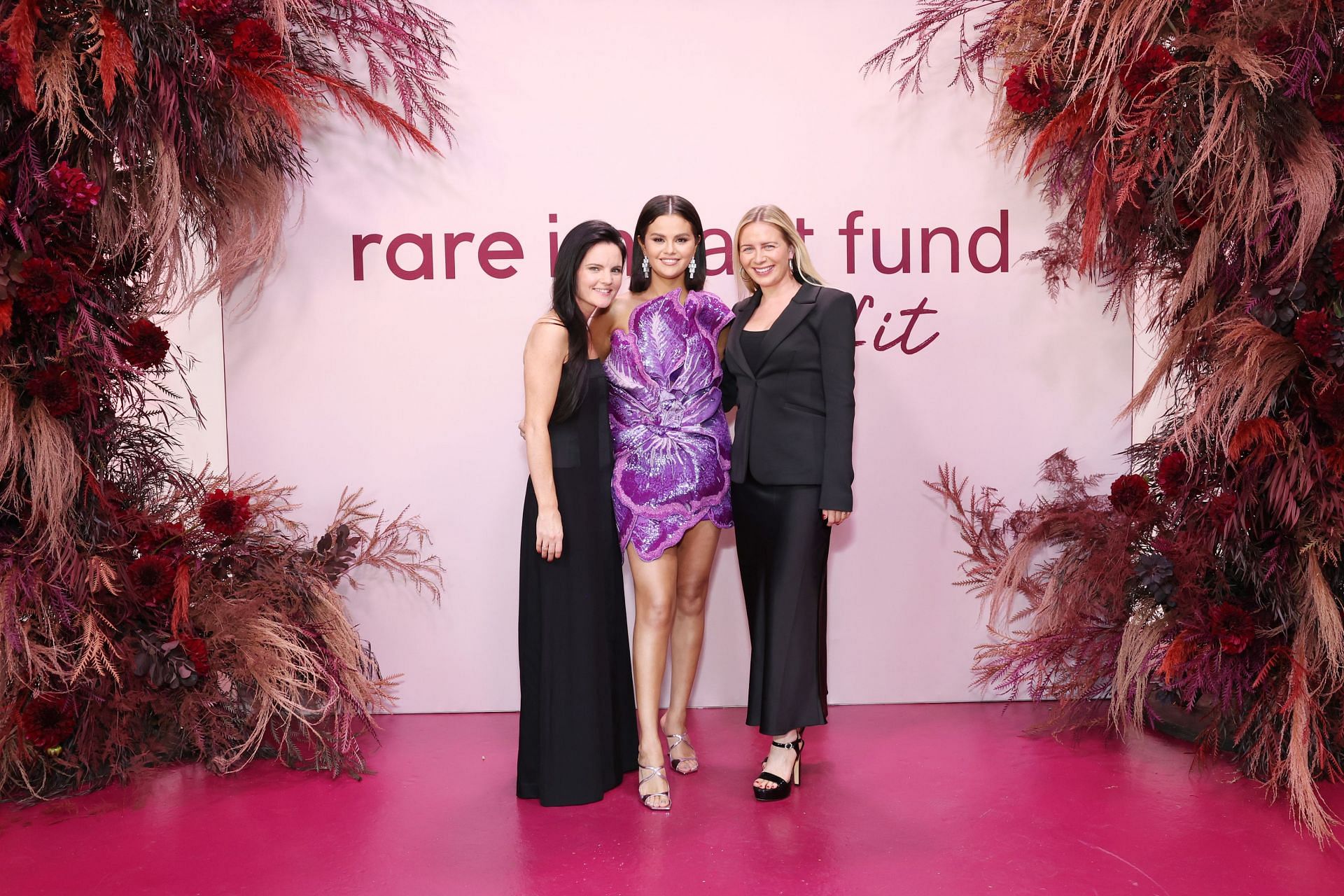 Selena Gomez Hosts The Inaugural Rare Impact Fund Benefit Supporting Youth Mental Health - Inside