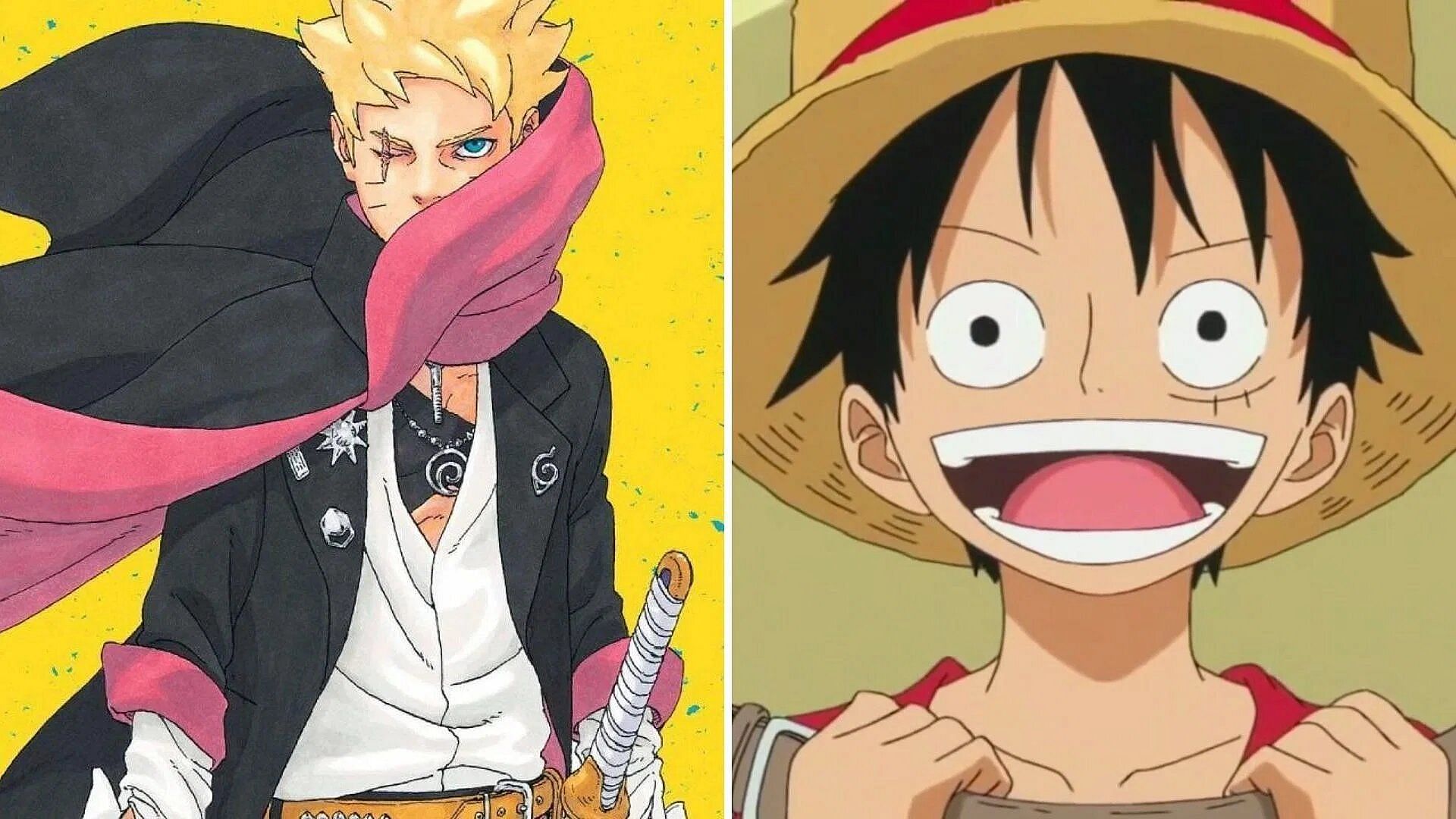 Boruto fans are exposed by One Piece fans because of sales claim (Image via Shueisha and Toei Animation).