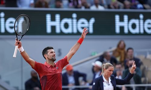 Novak Djokovic will be gunning for a record-equalling eighth Wimbledon title next month (Credits: Getty)